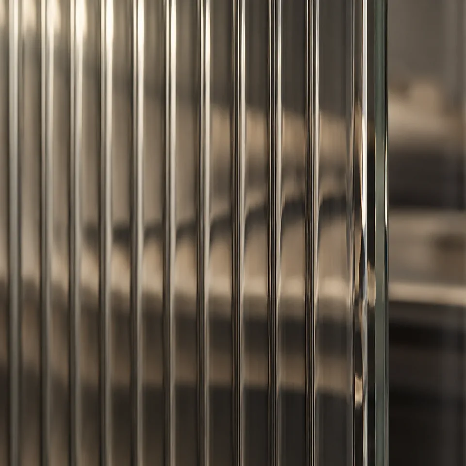 Fluted glass